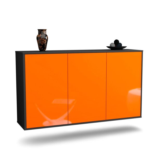 Sideboard Chattanooga, Orange, hängend (136x79x35cm)