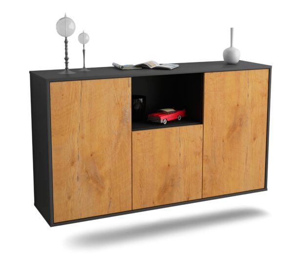 Sideboard Overland Park, Eiche, hängend (136x79x35cm)