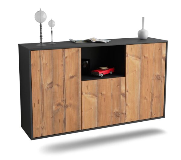 Sideboard Overland Park, Pinie, hängend (136x79x35cm)
