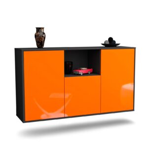 Sideboard Overland Park, Orange, hängend (136x79x35cm)
