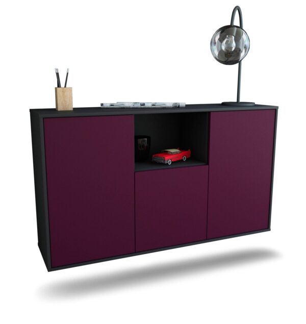 Sideboard Overland Park, Lila, hängend (136x79x35cm)