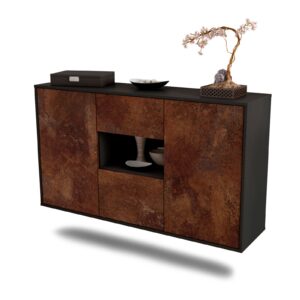 Sideboard Tallahassee, Rost, hängend (136x79x35cm)