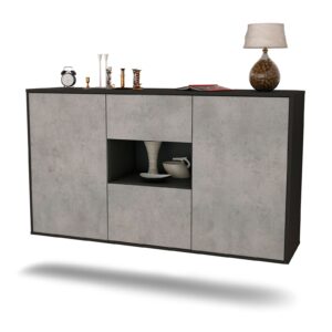 Sideboard Tallahassee, Beton, hängend (136x79x35cm)