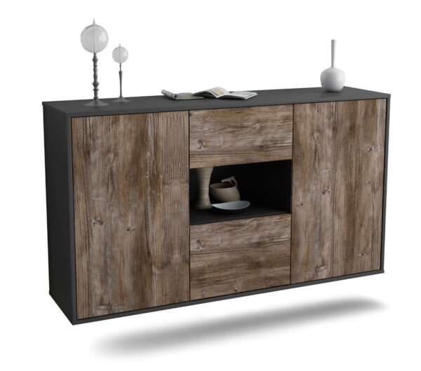 Sideboard Tallahassee, Treibholz, hängend (136x79x35cm)