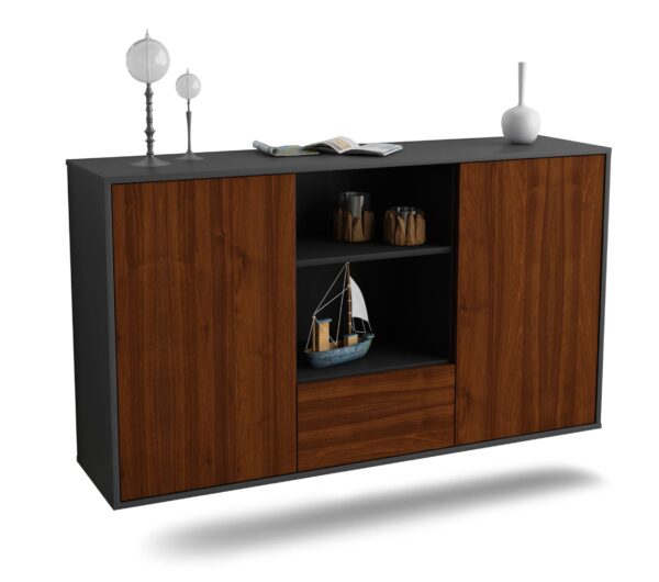 Sideboard Oceanside, Walnuss, hängend (136x79x35cm)