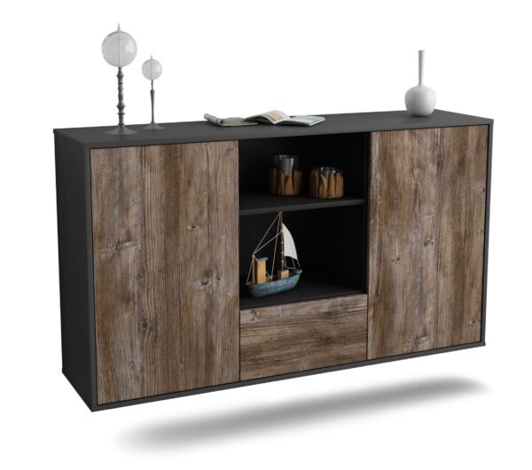 Sideboard Oceanside, Treibholz, hängend (136x79x35cm)
