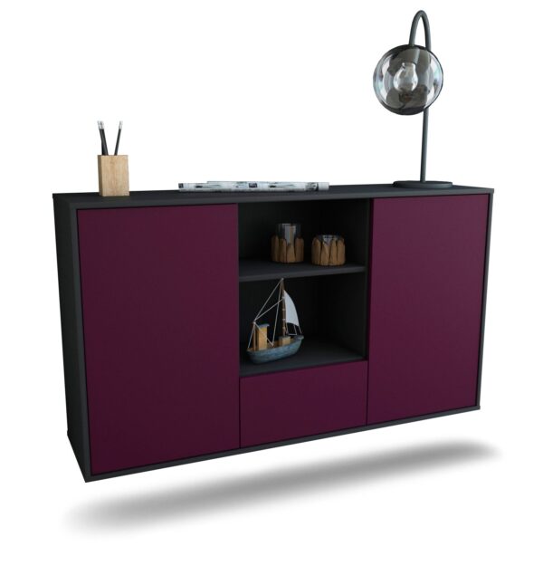 Sideboard Oceanside, Lila, hängend (136x79x35cm)