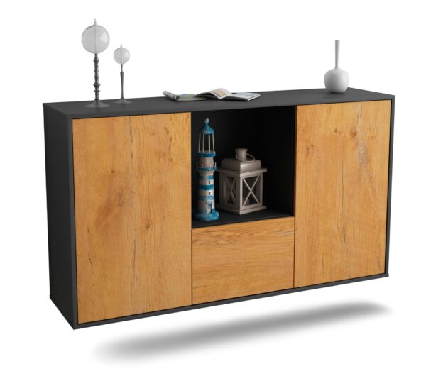 Sideboard Garden Grove, Eiche, hängend (136x79x35cm)