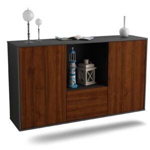 Sideboard Garden Grove, Walnuss, hängend (136x79x35cm)
