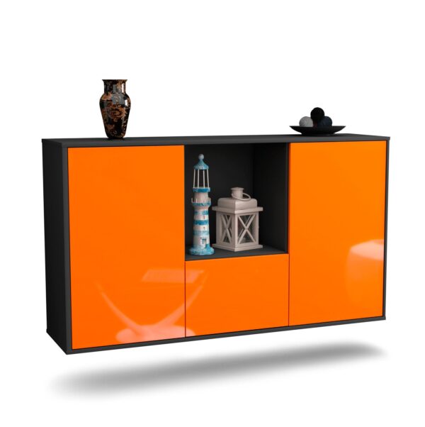 Sideboard Garden Grove, Orange, hängend (136x79x35cm)