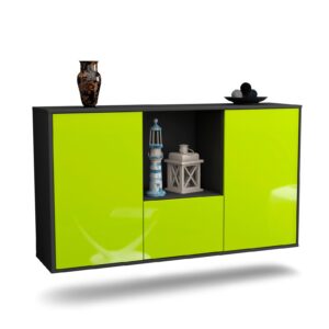 Sideboard Garden Grove, Grün, hängend (136x79x35cm)