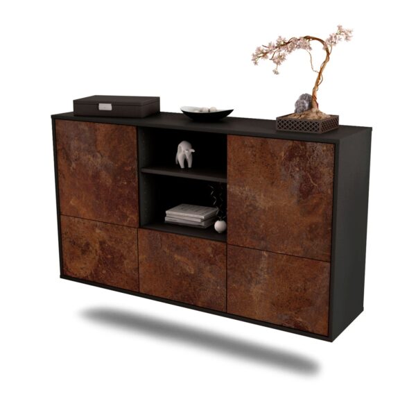 Sideboard Grand Prairie, Rost, hängend (136x79x35cm)