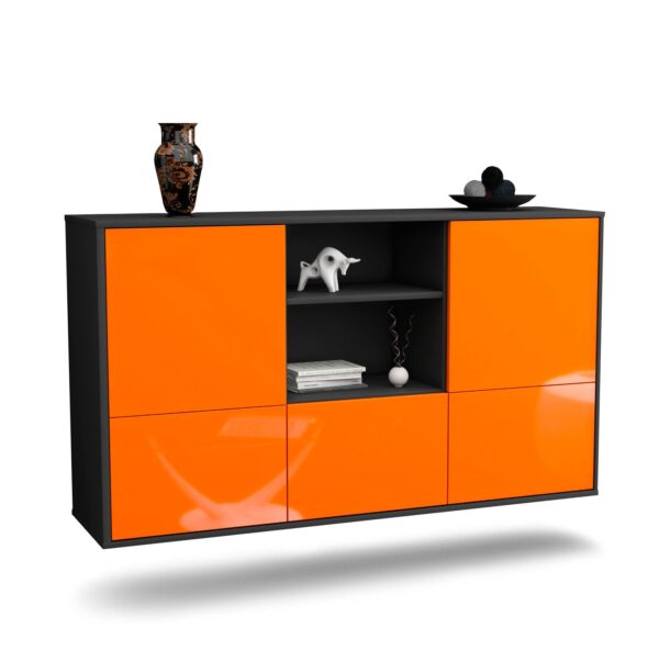 Sideboard Grand Prairie, Orange, hängend (136x79x35cm)