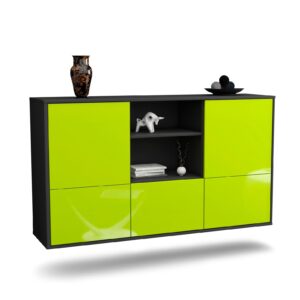 Sideboard Grand Prairie, Grün, hängend (136x79x35cm)