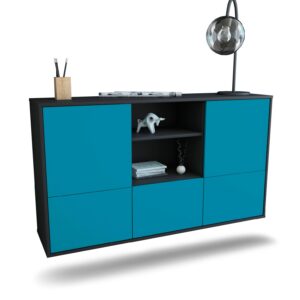 Sideboard Grand Prairie, Türkis, hängend (136x79x35cm)
