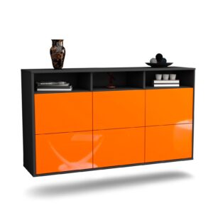 Sideboard Cape Coral, Orange, hängend (136x79x35cm)
