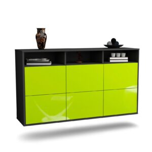 Sideboard Cape Coral, Grün, hängend (136x79x35cm)