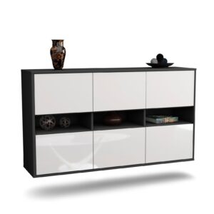 Sideboard Rockford, Weiß, hängend (136x79x35cm)