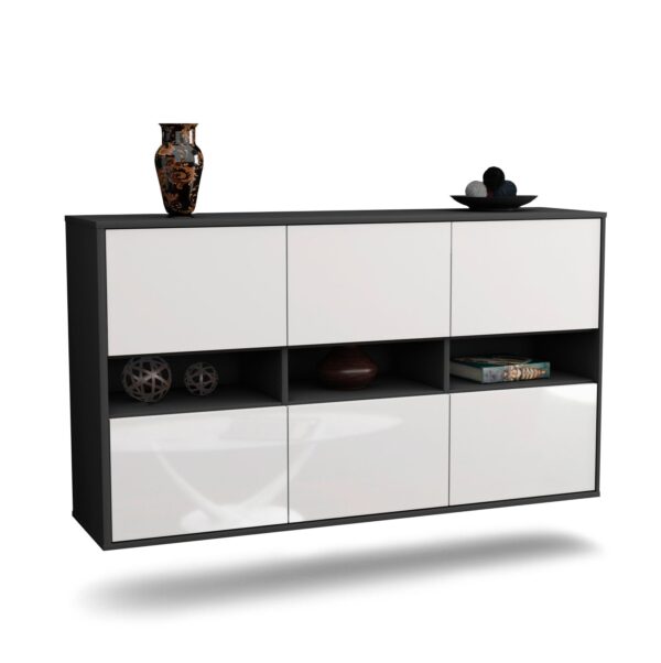 Sideboard Rockford, Weiß, hängend (136x79x35cm)
