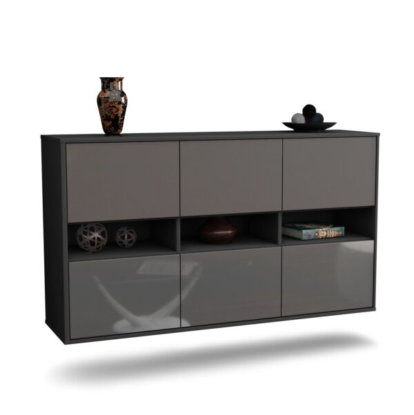 Sideboard Rockford, Grau, hängend (136x79x35cm)