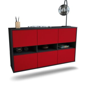 Sideboard Rockford, Bordeaux, hängend (136x79x35cm)