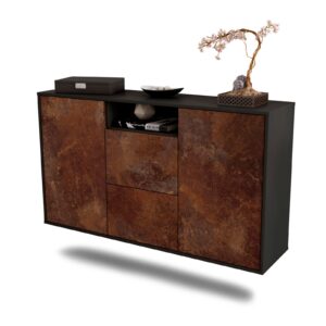Sideboard Dayton, Rost, hängend (136x79x35cm)