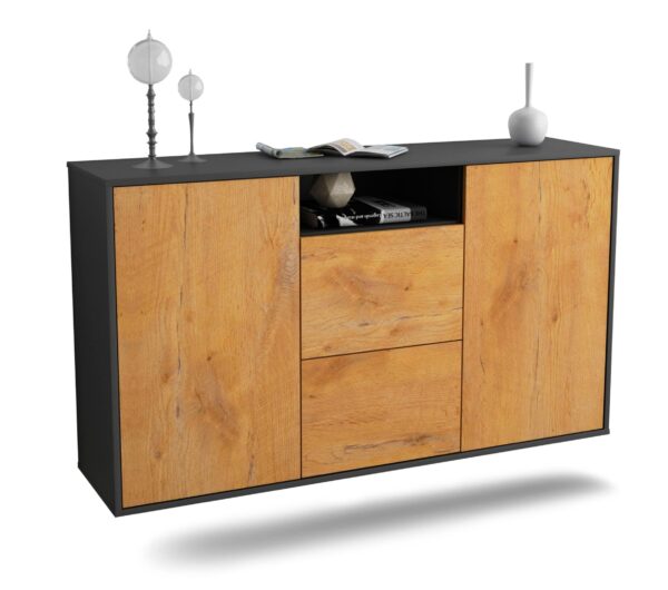 Sideboard Dayton, Eiche, hängend (136x79x35cm)