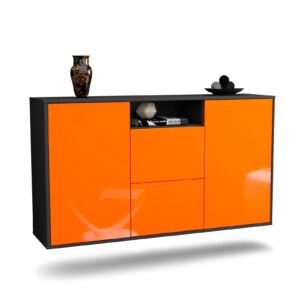Sideboard Dayton, Orange, hängend (136x79x35cm)