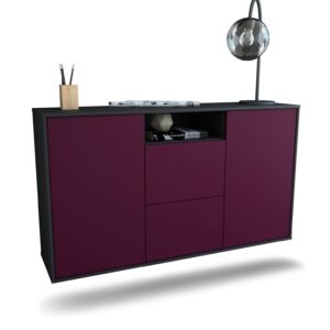 Sideboard Dayton, Lila, hängend (136x79x35cm)