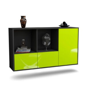 Sideboard Springfield, Grün, hängend (136x79x35cm)