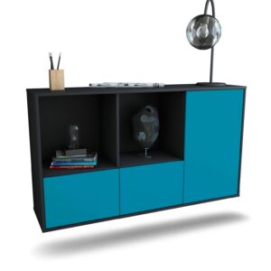 Sideboard Springfield, Türkis, hängend (136x79x35cm)