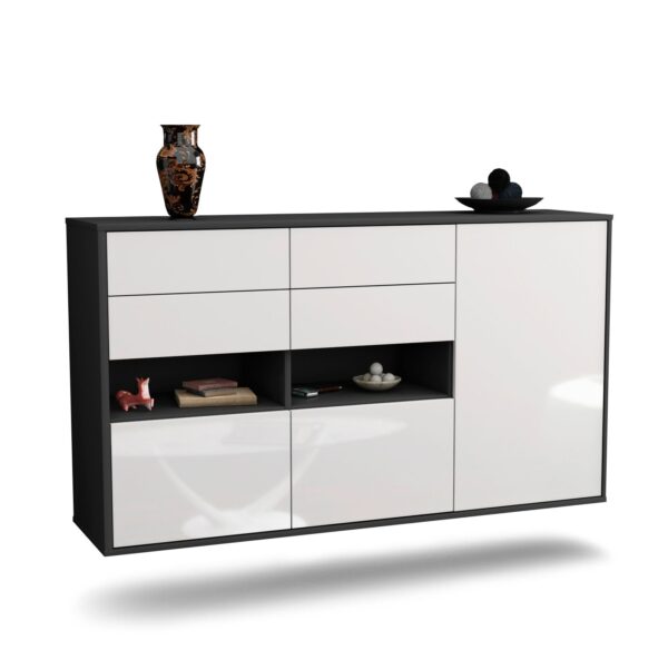 Sideboard Santa Rosa, Weiß, hängend (136x79x35cm)