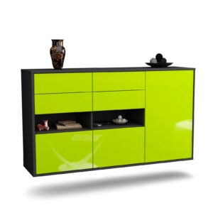 Sideboard Santa Rosa, Grün, hängend (136x79x35cm)