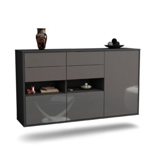 Sideboard Santa Rosa, Grau, hängend (136x79x35cm)