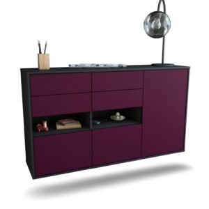 Sideboard Santa Rosa, Lila, hängend (136x79x35cm)