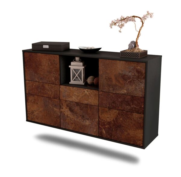 Sideboard Pomona, Rost, hängend (136x79x35cm)