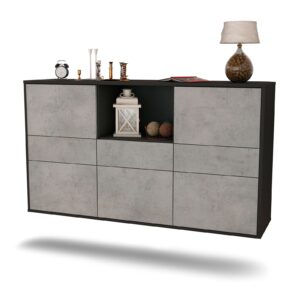 Sideboard Pomona, Beton, hängend (136x79x35cm)