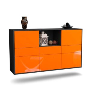 Sideboard Pomona, Orange, hängend (136x79x35cm)