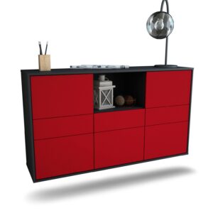 Sideboard Pomona, Bordeaux, hängend (136x79x35cm)