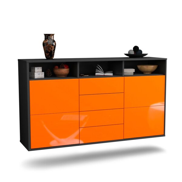 Sideboard Salem, Orange, hängend (136x79x35cm)