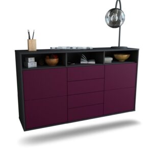 Sideboard Salem, Lila, hängend (136x79x35cm)