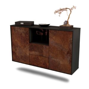 Sideboard Port St. Lucie, Rost, hängend (136x79x35cm)