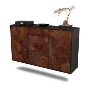 Sideboard Corona, Rost, hängend (136x79x35cm)