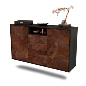Sideboard Eugene, Rost, hängend (136x79x35cm)