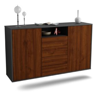 Sideboard Eugene, Walnuss, hängend (136x79x35cm)