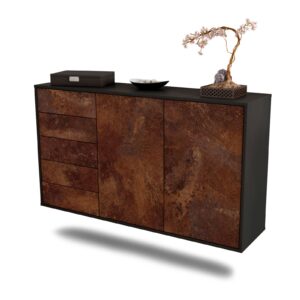 Sideboard Peoria, Rost, hängend (136x79x35cm)