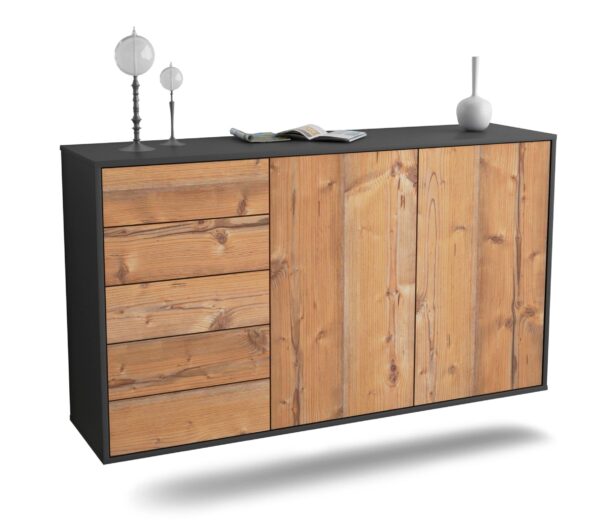 Sideboard Peoria, Pinie, hängend (136x79x35cm)
