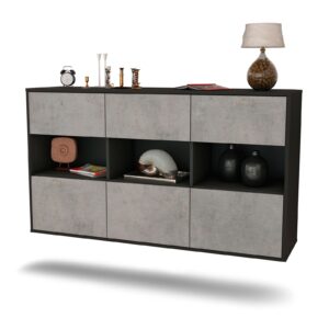 Sideboard Paterson, Beton, hängend (136x79x35cm)