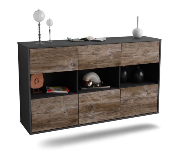 Sideboard Paterson, Treibholz, hängend (136x79x35cm)