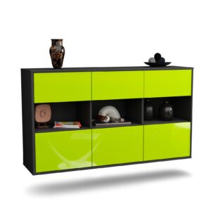 Sideboard Paterson, Grün, hängend (136x79x35cm)
